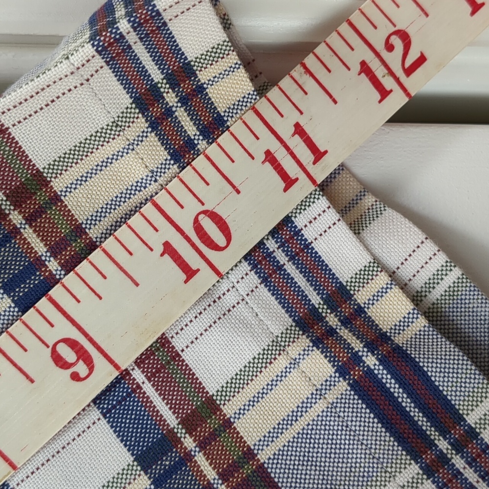 L.L. Bean men's vintage small plaid short sleeve shirt - Picture 2 of 9